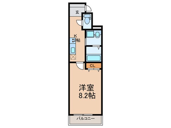 ﾌｼﾞﾊﾟﾚｽ出来島EASTⅢ番館の物件間取画像